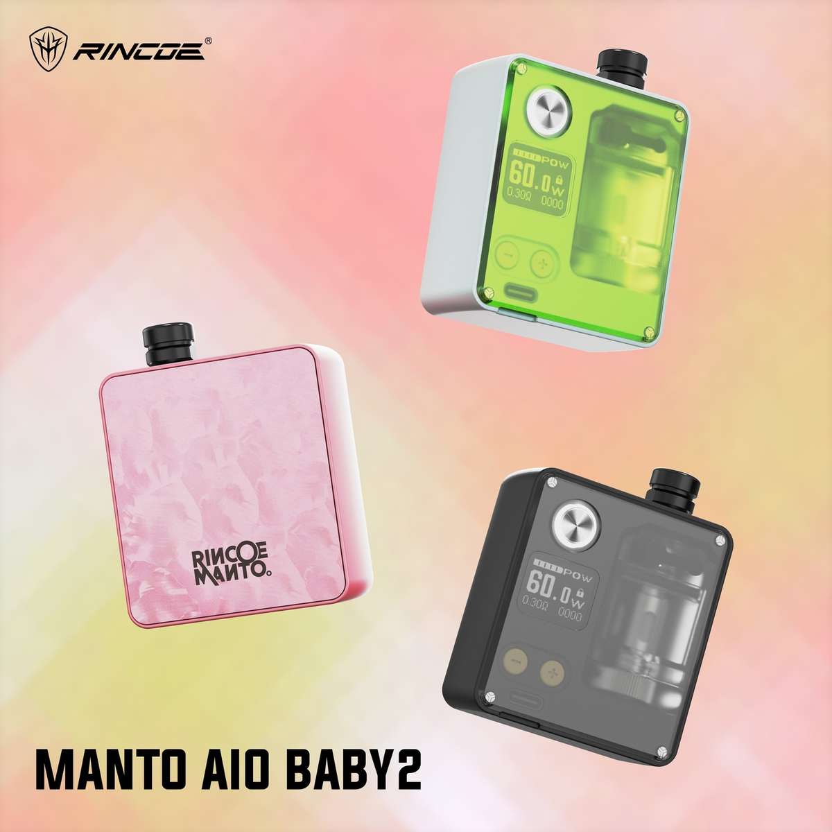 manto aio baby 60w 套装–超大烟雾设备