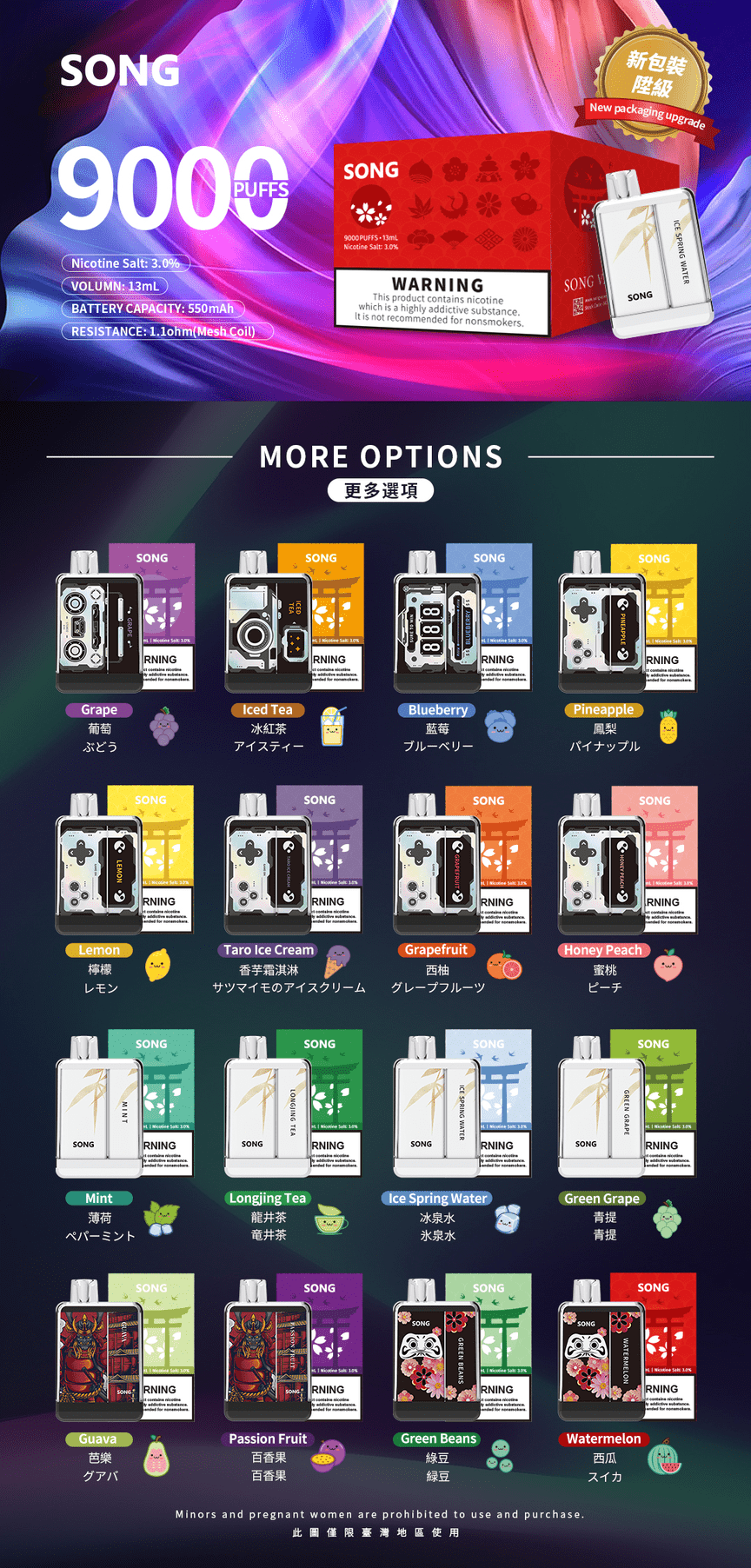 崧盒一次性电子烟多少钱？全系列参数与价格解析