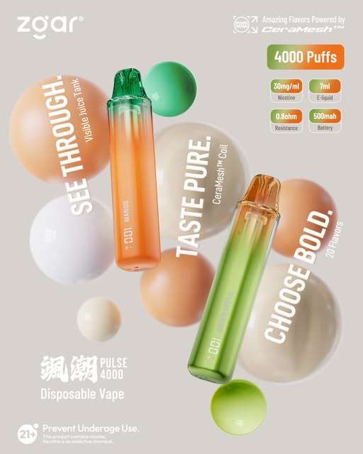 冰熊颯潮Zgar Pulse多少钱？真实体验与口味推荐