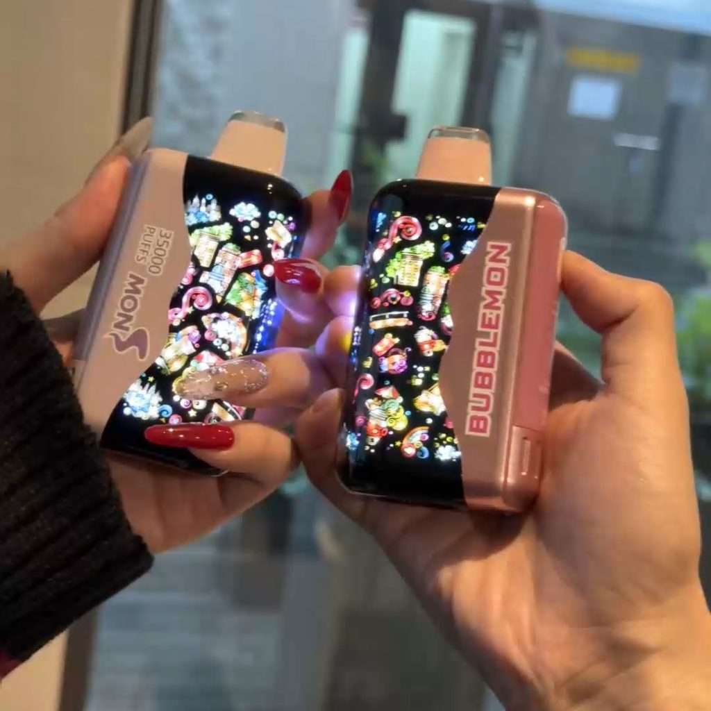 Bubblemon炫彩35000评测：三重口味切换+炫彩屏幕的高端一次性电子烟