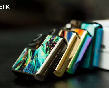 饿了来一口? Veiik微刻小饼干cracker电子烟,开放式POD 。