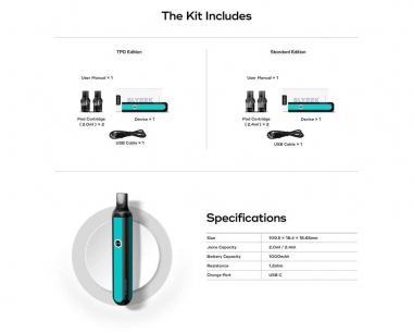 斯莱克Slyeek OMARI-O注油式电子烟烟设备配置介绍